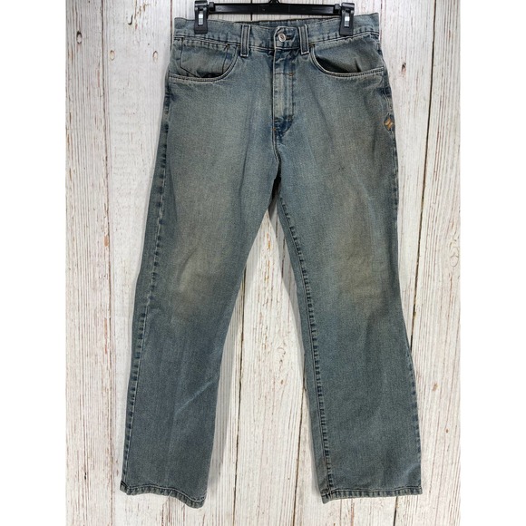 Hurley Jeans Hurley Men Jeans 3 Blue Medium Wash Straight Leg Denim